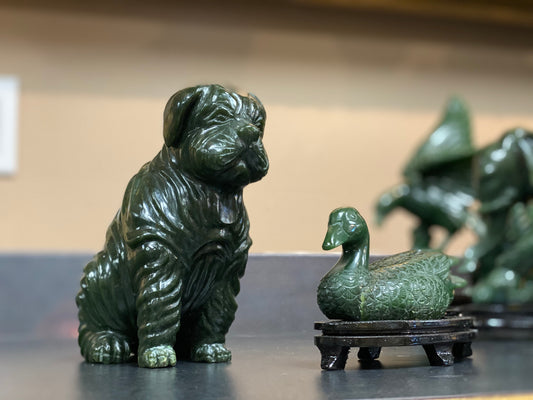 Shar Pei Jade Carving