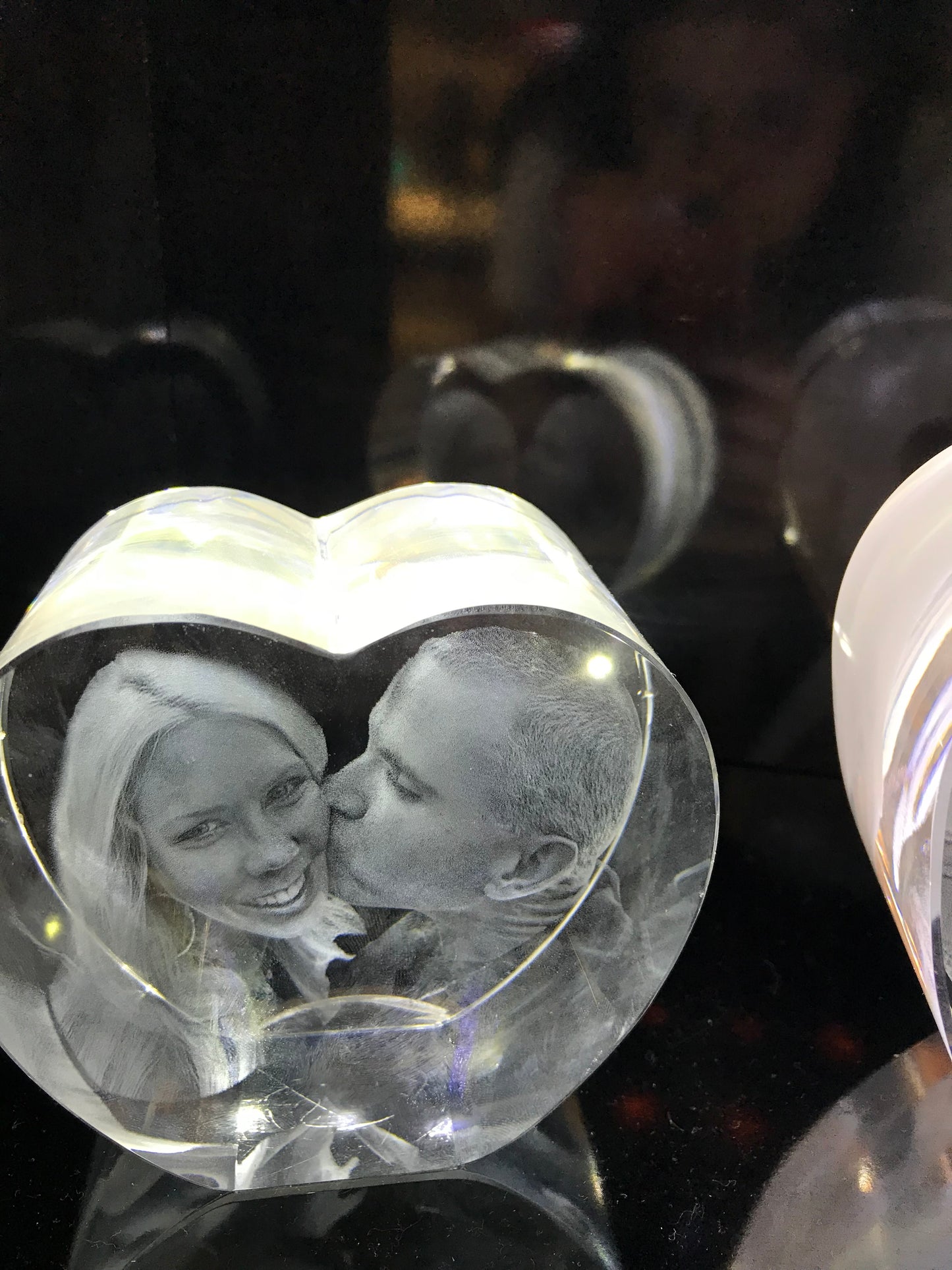3D Heart Crystal